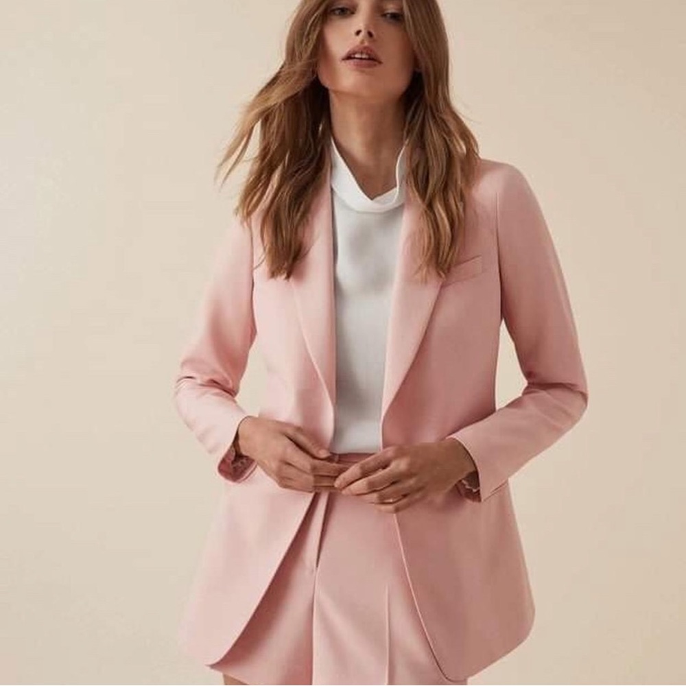REISS Beatrix Jacket Textured Blazer